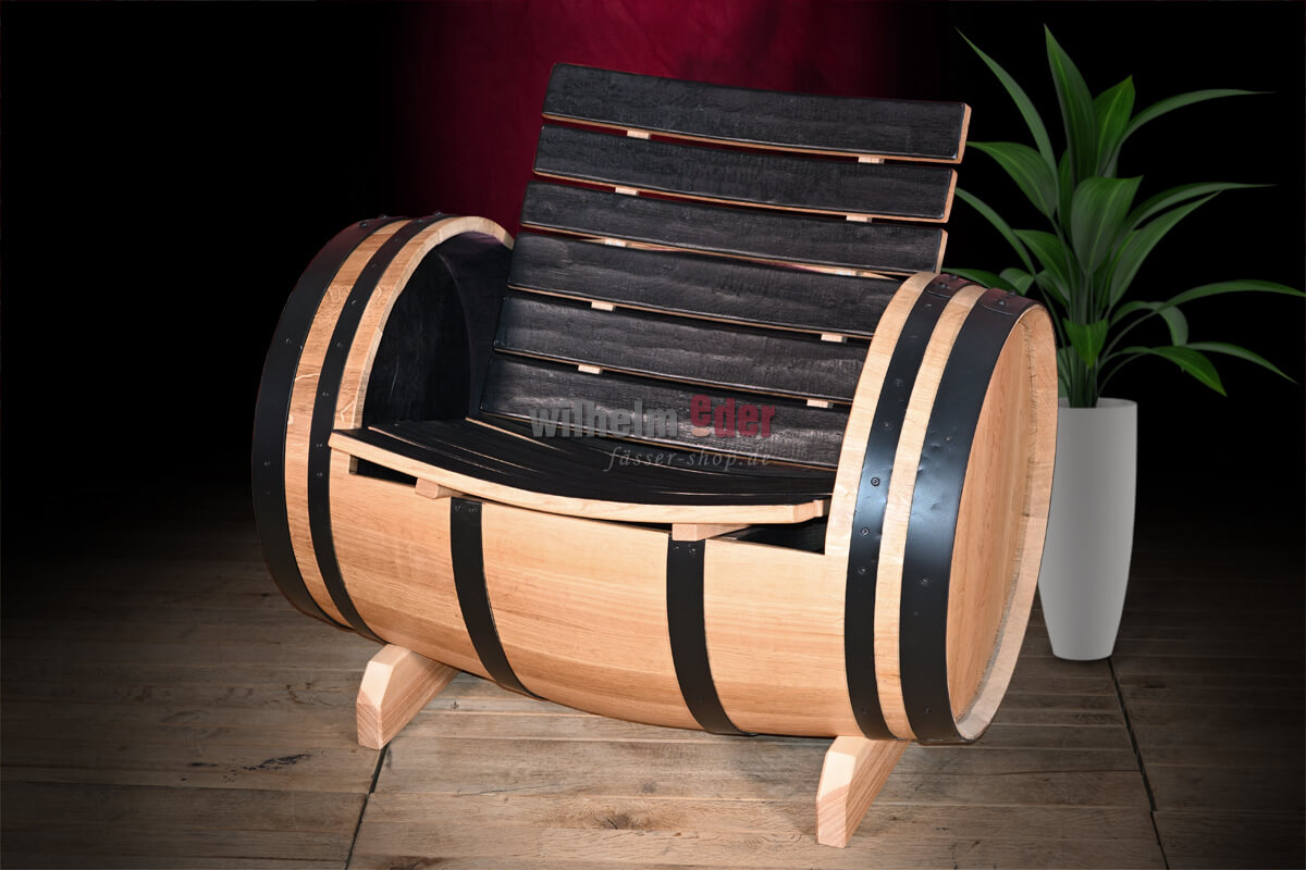 Barrel armchair