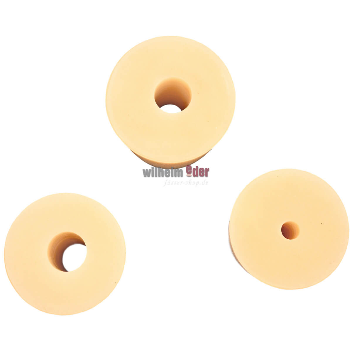 Silicone Bung C 16 with drill hole Ø 17 mm