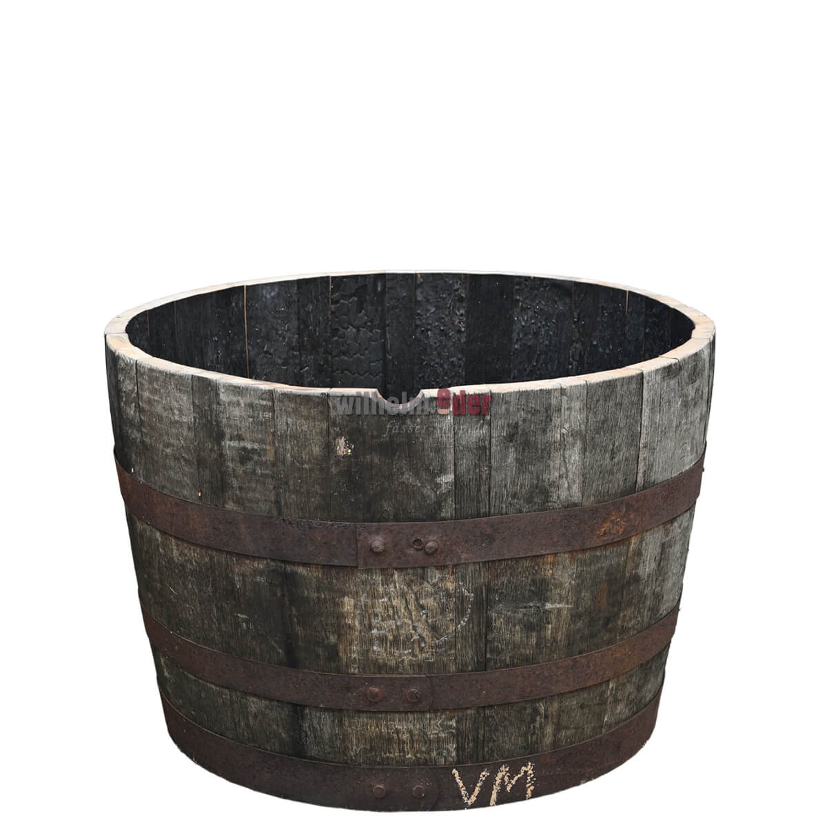 Flowerpot - 1/2  whisky barrel