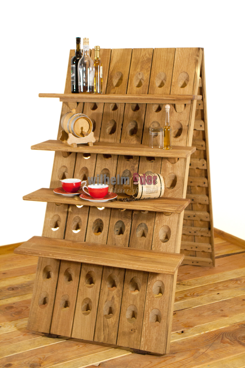 Champagne rack shelf