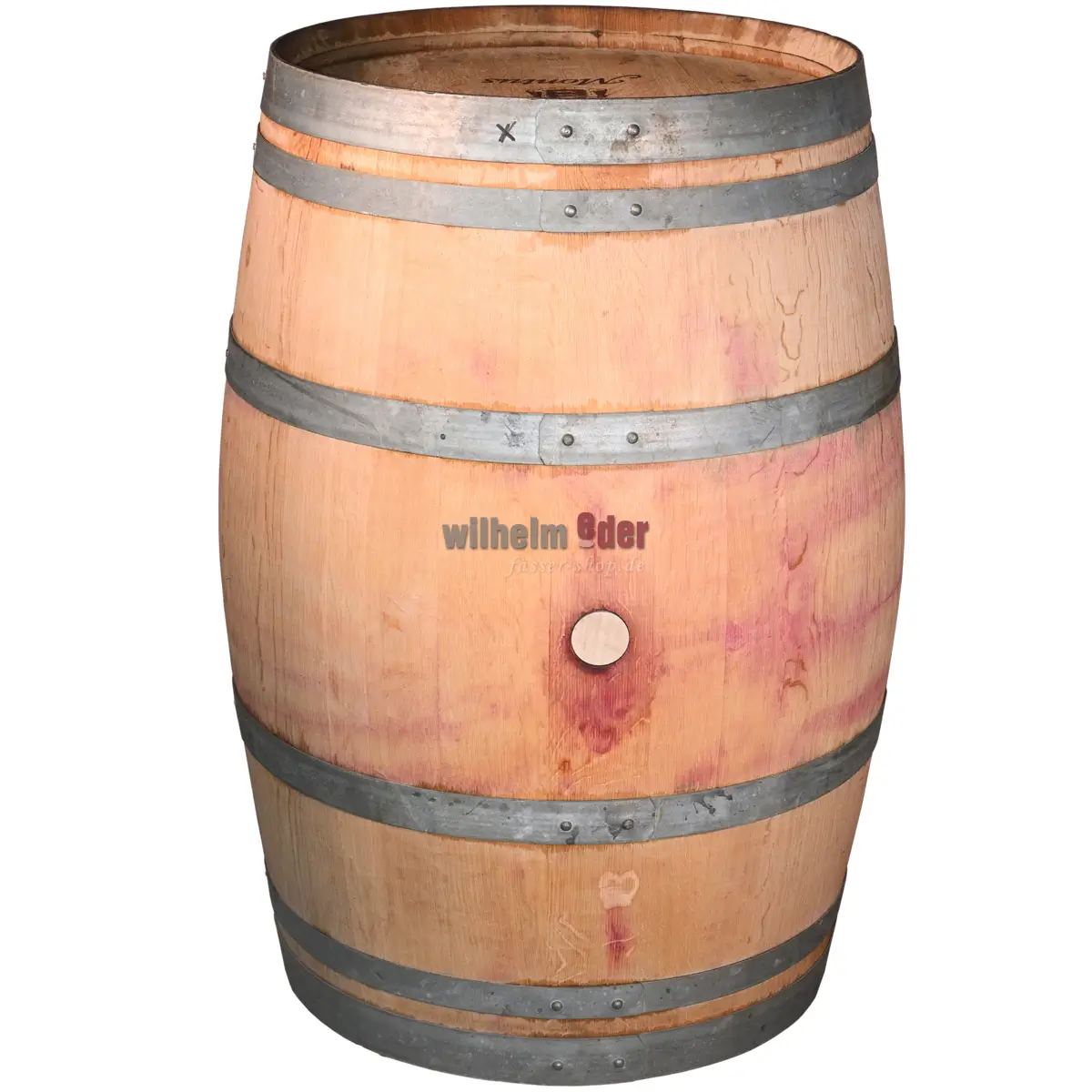 Decoration barrel 225 l - exclusiv, hoops galvanized