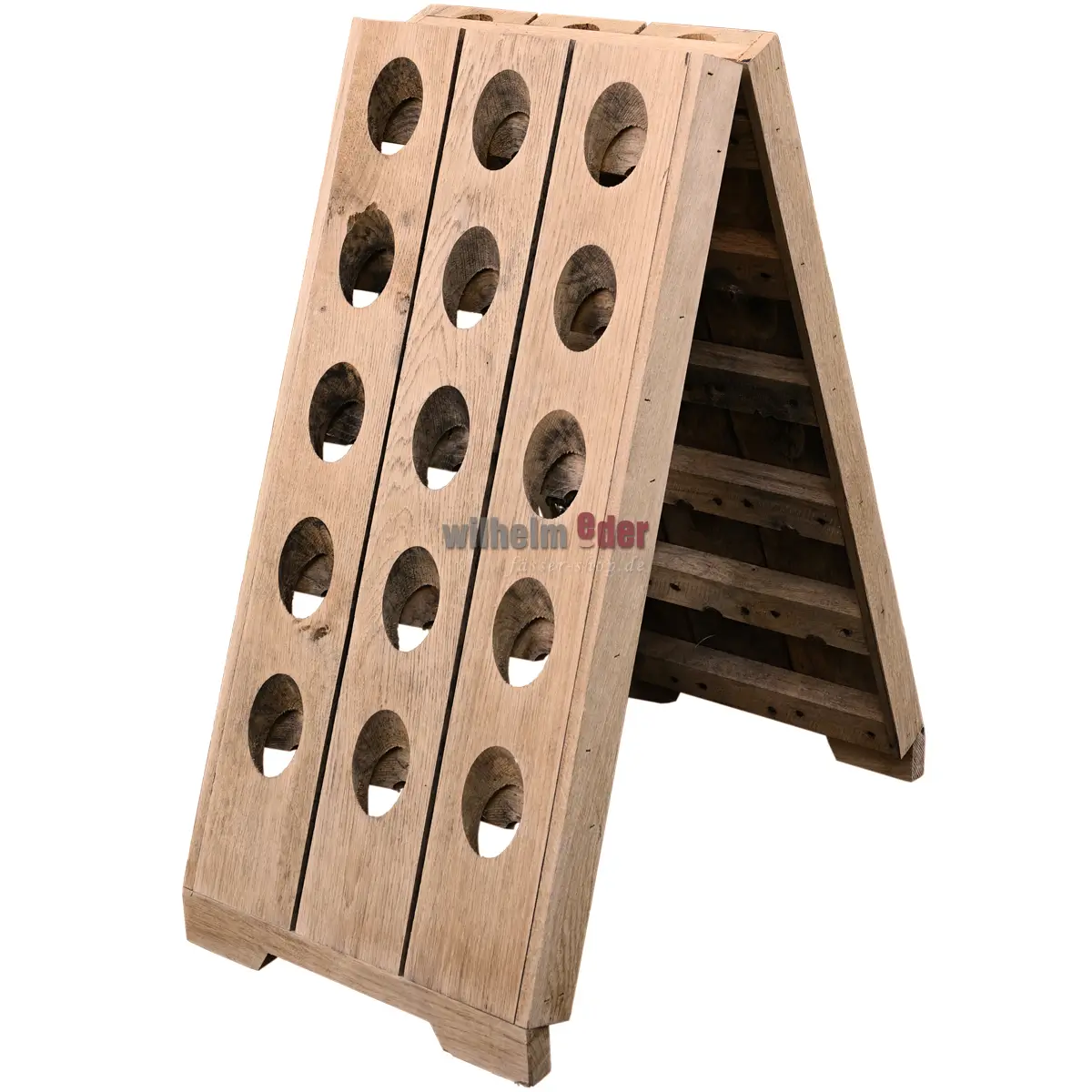 Ornamental rack for 30 bottles