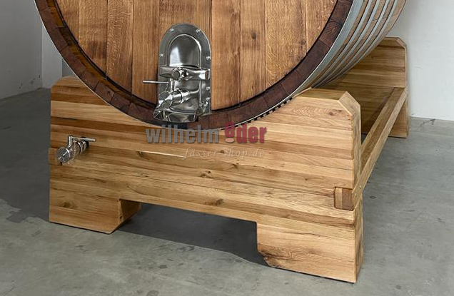 Wooden storage for large vats 