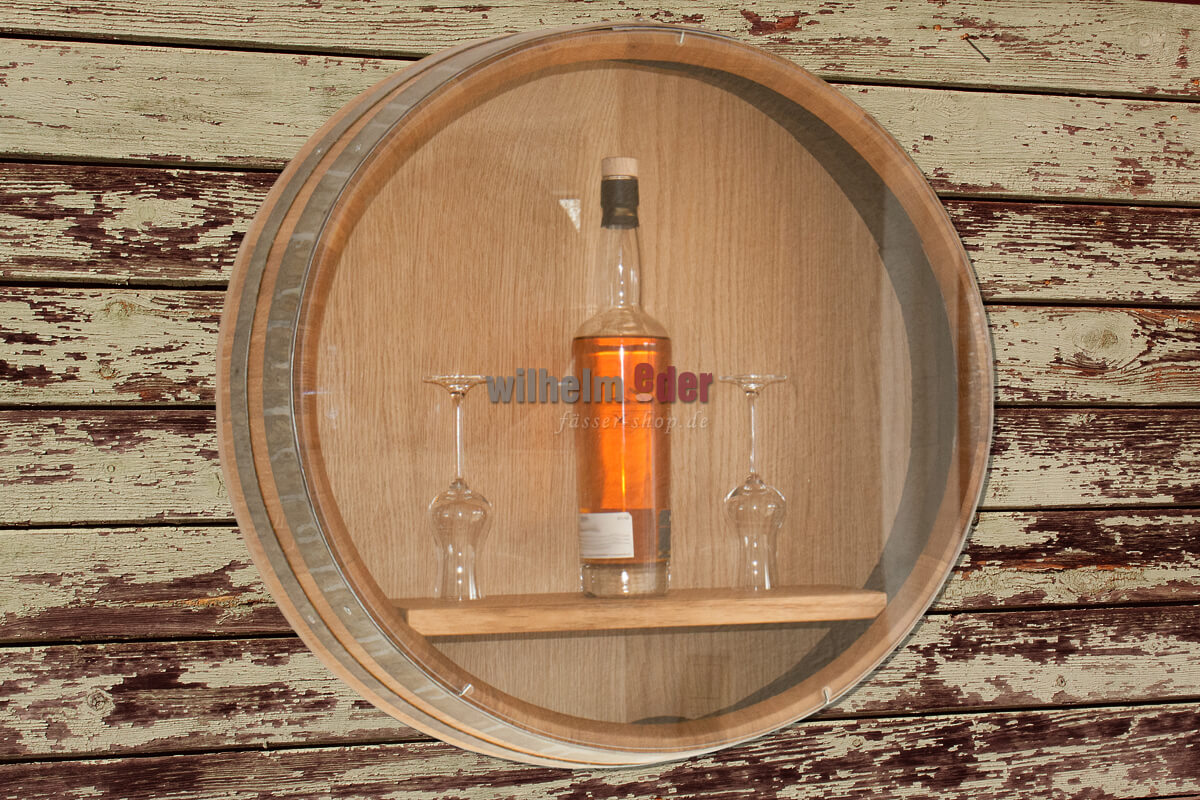 Barrel head shelf