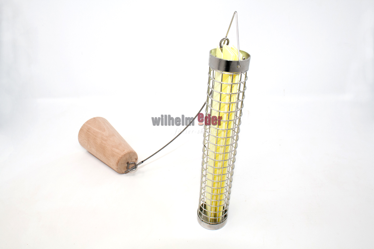 Wooden bung with desulphurization basket